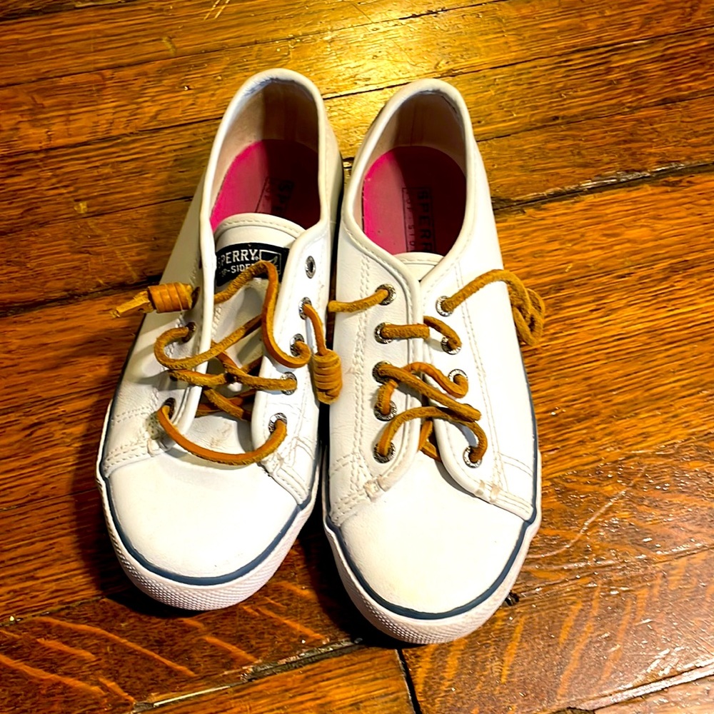 Sperry top-spider kid’s leather running shoes